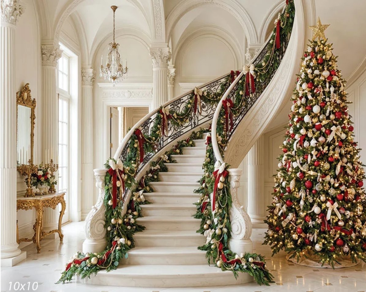 Holiday Mini Sessions for Chelsea V Photography 2026_stair case